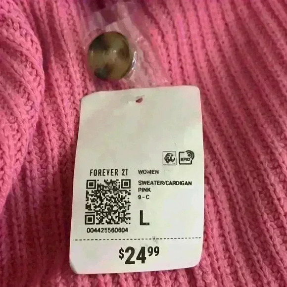 Pink Crop Sweater Forever 21💕 - Picture 4 of 5